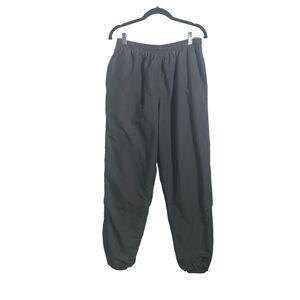 Vintage Outersport Gray Lined Zip Ankle Nylon Track Pants Adult Size M Hiking